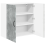 VidaXL vidaXL Dishwasher Panel Lucca Concrete Grey 80 x 31 x 80 cm 5