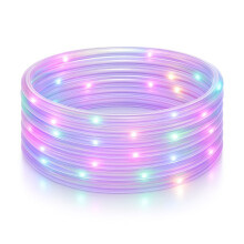 Pastel 10m Flexi LED Multifunction Rope Light - Indoor and Outdoor Battery Operated with 8 Function Timer (6h ON / 18h OFF)