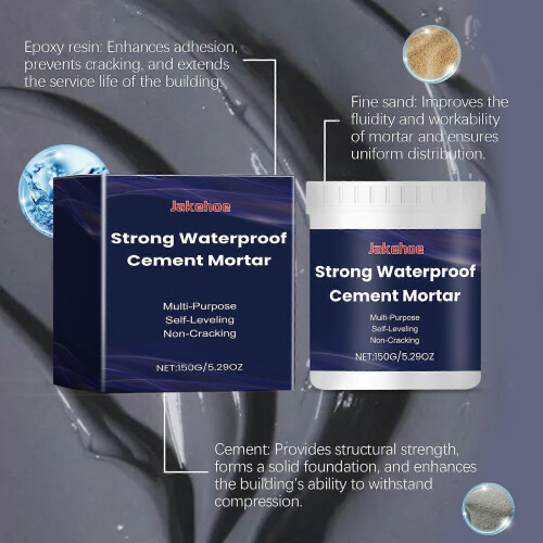 (3PCS) 1-5x Strong Waterproof Cement Mortar -Multifunctional Self-Leveling Cement Mortar 1