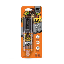 Gorilla Epoxy Syringe 25ml - 3 Pack - Strong, Durable, Fast-Setting Adhesive for Metal, Wood & More