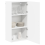 VidaXL vidaXL Dishwasher Panel Lucca High Gloss White 50 x 31 x 100 cm 3