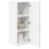 VidaXL vidaXL Dishwasher Panel Lucca 2 pcs Concrete Grey 30 x 31 x 80 cm 3