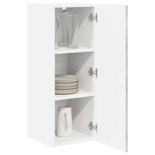 VidaXL vidaXL Dishwasher Panel Lucca 2 pcs Concrete Grey 30 x 31 x 80 cm 2