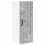 VidaXL vidaXL Dishwasher Panel Lucca 2 pcs Concrete Grey 30 x 31 x 80 cm 5