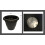 Winchester 50cm Round Bellpot Ebony 3