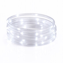 Bright White 10m Flexi LED Multifunction Rope Light - Indoor and Outdoor Battery Operated with 8 Function Timer (6h ON / 18h OFF)