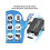 Micro USB OTG to USB 2.0 SD Card Adapter, Micro SD Card Reader, Trail Camera Memory Card Adapter Connector for Android Phone/Computer/Tablet, Supports 6