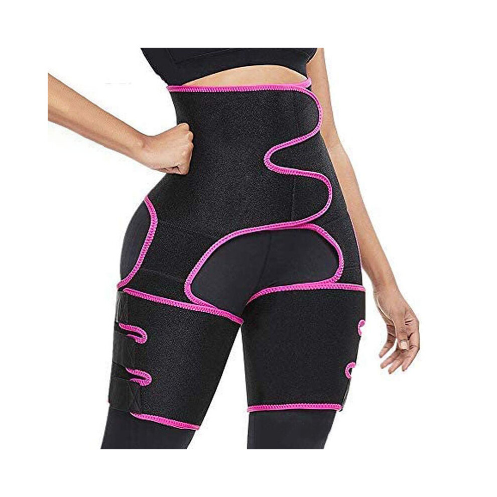 (Yellow, XXXL) 3-in-1 Waist & Thigh Trimmer Butt Lifter Shapewear for Waist Training