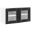 VidaXL vidaXL Dishwasher Panel Lucca Black 80 x 31 x 40 cm Engineered Wood 2