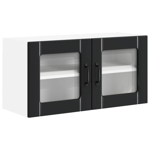 VidaXL vidaXL Dishwasher Panel Lucca Black 80 x 31 x 40 cm Engineered Wood 1