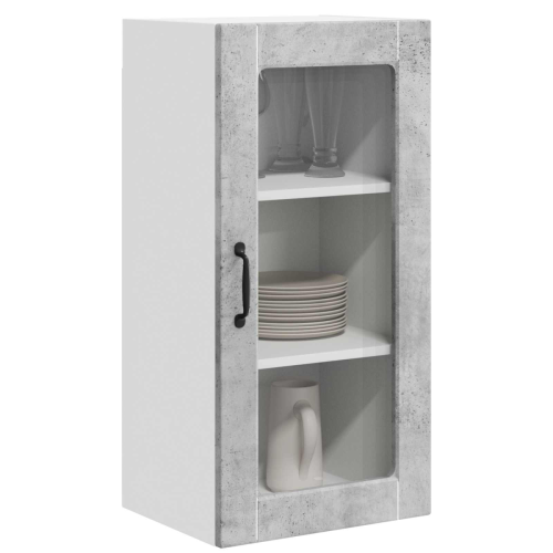 VidaXL vidaXL Dishwasher Panel Lucca 2 pcs Concrete Grey 40 x 31 x 80 cm 2