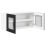VidaXL vidaXL Dishwasher Panel Lucca Black 80 x 31 x 40 cm Engineered Wood 5