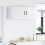 VidaXL vidaXL Dishwasher Panel Lucca 2 pcs White 50 x 31 x 40 cm 4