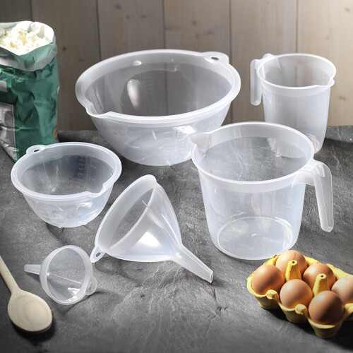 Addis Addis Large 3 litre capacity Plastic Mixing Bowl, Clear 2