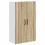 VidaXL vidaXL Dishwasher Panel Lucca Sonoma Oak 60 x 31 x 100 cm 2
