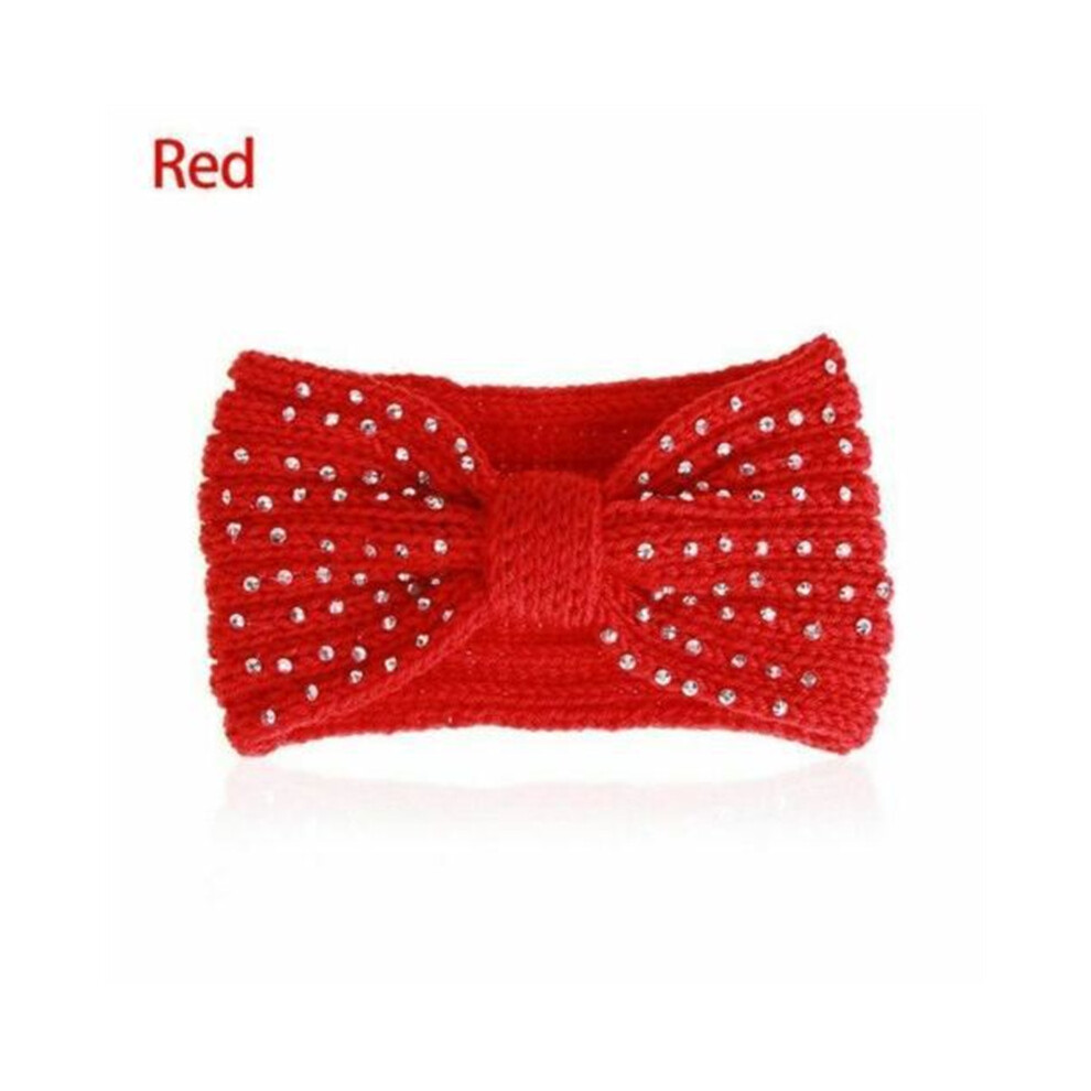 (Beige) Nine Point Drill Bit With Wool Knitted Headband 123643745258