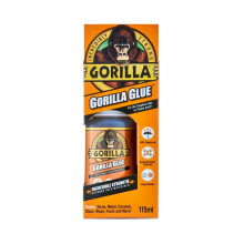 Original Gorilla Glue 115ml - 2 Pack - Strong, Waterproof Adhesive for Wood, Metal, Ceramic & More
