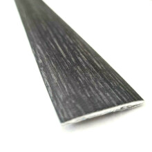 Anthracite Effect Self-Adhesive Aluminium Floor Threshold Strip 900mm - Flat Cover Trim 40x3mm for Laminate, Wood & Vinyl Floors