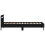 VidaXL vidaXL Bed Frame with LED Black Oak 90 x 200 cm Engineered Wood 5