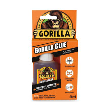 Original Gorilla Glue 60ml - 6 Pack - Strong, Waterproof Adhesive for Wood, Metal, Ceramic & More
