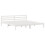 VidaXL vidaXL Bed Frame White 225.5 x 185.5 x 69.5 cm Solid Pine Wood 2