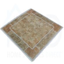 Tiletastic Light Sand Stone Mosaic Stone Effect Self-Adhesive Vinyl Floor Tiles 30.5cm x 30.5cm x 0.9cm (20 Tiles) - 20 sqft