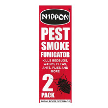 Nippon Pest Smoke Generator - 14 Pack (7 x 2 Pack) Insect Fumigator for Rooms, Lofts & Indoor Areas