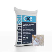 Granular Salt 25kg - Water Softener & Dishwasher Salt, High Purity, Fast Dissolving, Food Grade Quality