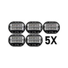 5x Classic Omnishaver - Noir - La Façon la Plus Rapide de Raser Tête, Jambes, Bras, Corps