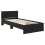 VidaXL vidaXL Bed Frame with Headboard Black Oak 100 x 200 cm Engineered Wood 5