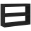 VidaXL vidaXL Bookcase Black Oak 100 x 30 x 72 cm Engineered Wood 5