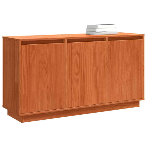 VidaXL vidaXL Sideboard Brown Oak 111 x 34 x 60 cm Solid Pine Wood 2