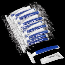 Disposable Razors in Bulk,razors individually wrapped bulk,Twin Blade Razors with Clear Safety Cap and Shaving Cream, Razors For Homeless, Hotel,Air B