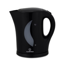 1.7L Cordless Electric Kettle (Black) - 2200W Rapid Boil, Auto Shut-Off & Boil-Dry Protection (UK Plug)