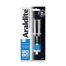 Araldite Standard Epoxy Adhesive Syringe 24ml (3 Packs) - Strong 2-Part Multipurpose Glue