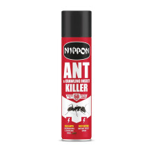 Nippon Ant & Crawling Insect Killer 300ml - (3 Pack) Fast-Acting Contact & Residual Spray for Ants, Cockroaches & Crawlers