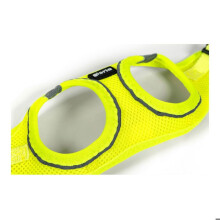 Coleira para cachorro - GLORIA - Air Mesh Star - Amarelo - Tamanho XXS (24-26 cm) - Air Mesh
