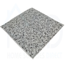 Tiletastic White Granite Effect Self-Adhesive Vinyl Floor Tiles 30.5cm x 30.5cm x 0.9cm (15 Tiles) - 15 sqft