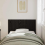 VidaXL vidaXL Bed Headboard Wall-mounted Black Oak Engineered Wood 3