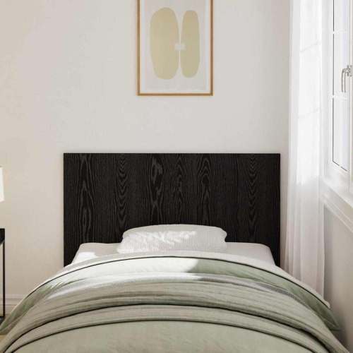 VidaXL vidaXL Bed Headboard Wall-mounted Black Oak Engineered Wood 2
