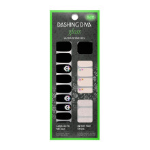 Dashing Diva Gloss Nail Strips - Sugarcoat It | Sin UV, Resistentes a Astillas, Larga Duración