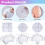 18 Pcs Coaster Resin Molds Silicone, Coaster Molds with Tray Molds 4
