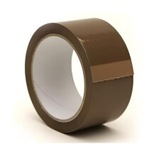 Brown Packing Tape (3 Rolls) - 48mm x 66M Strong Box Sealing All-Purpose Sticky Tape