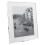 Impressions narrow silver plated 4" x 6" photo frame with white mount boarder 3