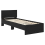 VidaXL vidaXL Bed Frame with Headboard Black Oak 75 x 190 cm Engineered Wood 5