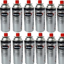 Premium Gas Canisters 395ml (28 Pack) - EN417 Compliant for Camping BBQ and Blowtorch