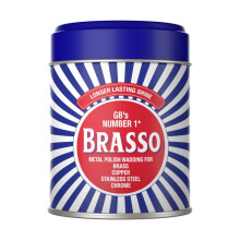 Brasso Duraglit Metal Polish Wadding 75g (5 Pack) - Tarnish Remover for Brass, Copper, Chrome & Stainless Steel, Restores Shine