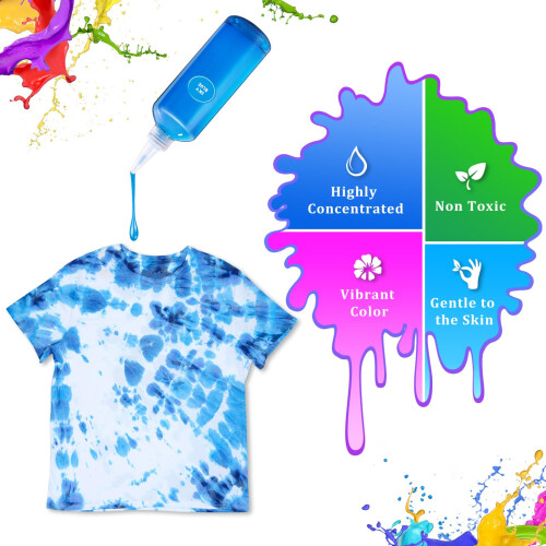 PATIFEED Tie Dye Kit for Kids, 14 Colours 1
