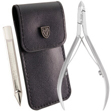 3 Swords Germany - kvalitetsstål CUTICLE SKIN NIPPERS - REMOVER - CUTTER för manikyr och pedikyr