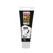 UniBond No More Nails Crystal Clear Grab Adhesive 87ml (3 Pack) - Instant Transparent Tack, Multi-Material Bonding